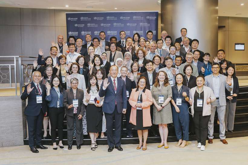 With the WHO Human Genomics Expert Working Group for the Western Pacific Region, Manila.