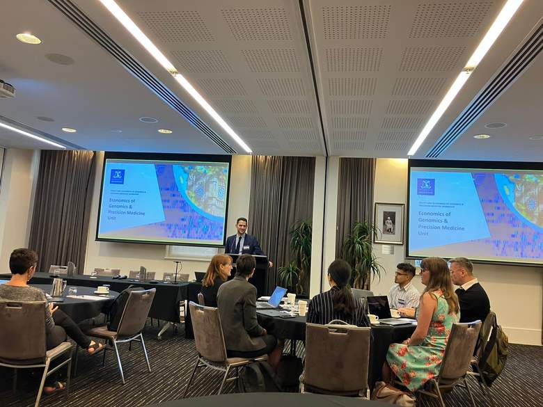 Presenting at the Policy and Economics of Genomics and Precision Medicine workshop, University of Melbourne.